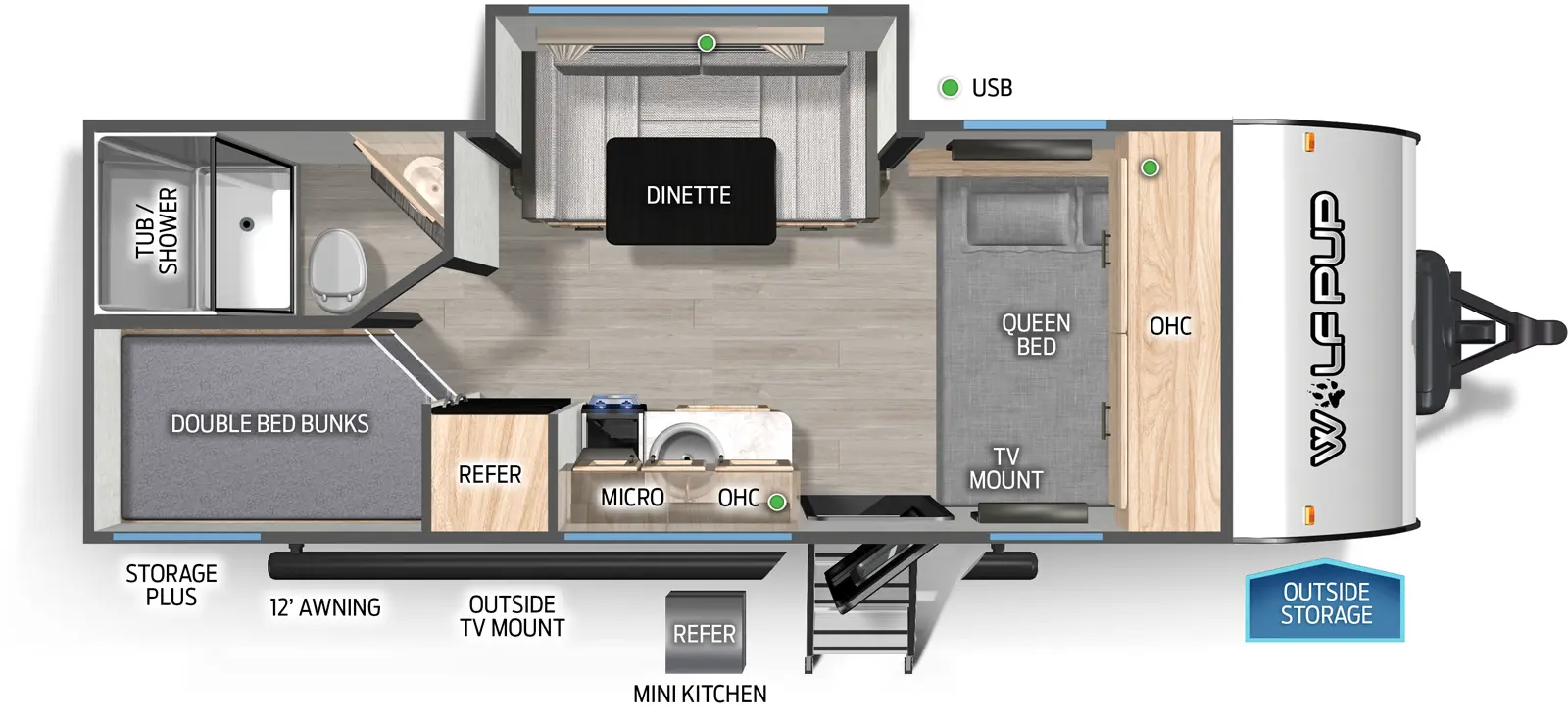 Cherokee Black Label 17JWBL Floorplan